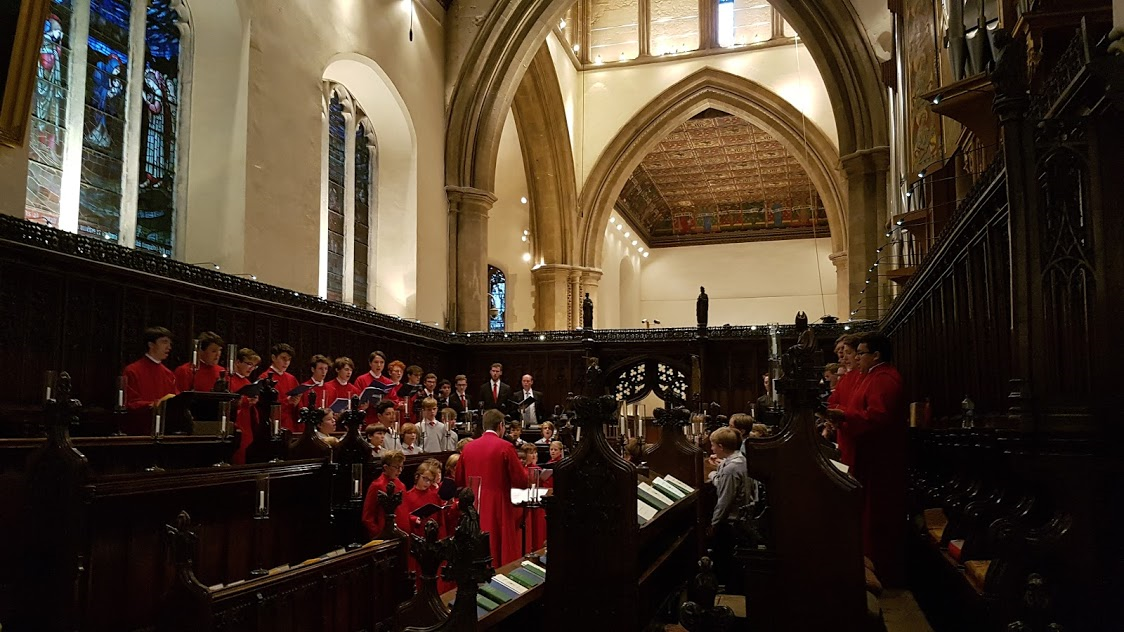 Probe mit dem Jesus College Choir Cambridge